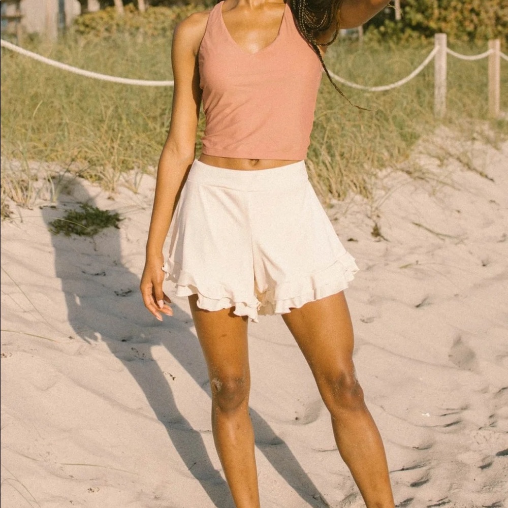 geode dune high waisted shorts